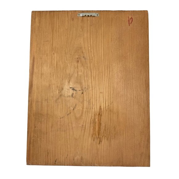 Brutalist Brass Butterfly Sculpture On Wood Wall Hanging Decor - Picture 2 of 4